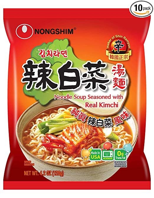 Noodle Soup, Kimchi, 4.2 Ounce (Pack of 10)
