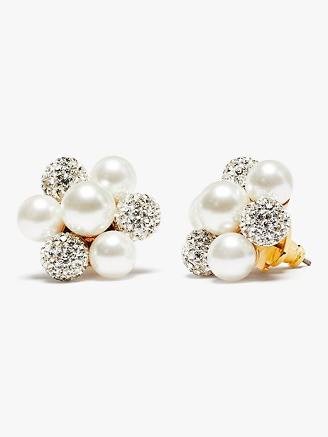 pearl power cluster studs