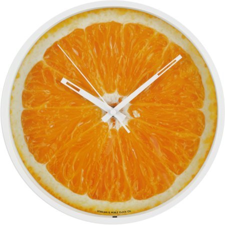 Mainstays Orange Wall Clock - Walmart.com