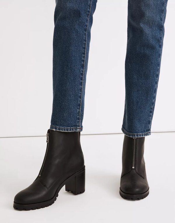 The Alyce Zip-Front Lugsole Boot