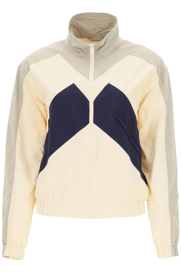 sport little x color block windbreaker jacket