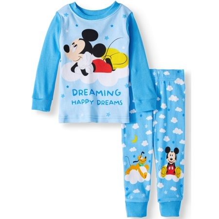 Baby Boys' Cotton Tight Fit Pajamas, 2-Piece Set