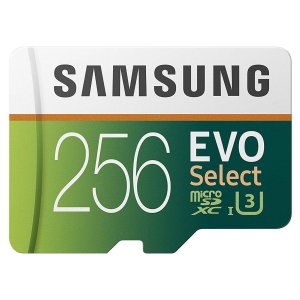 Samsung EVO Select 256GB 100MB/s U3 MicroSDXC