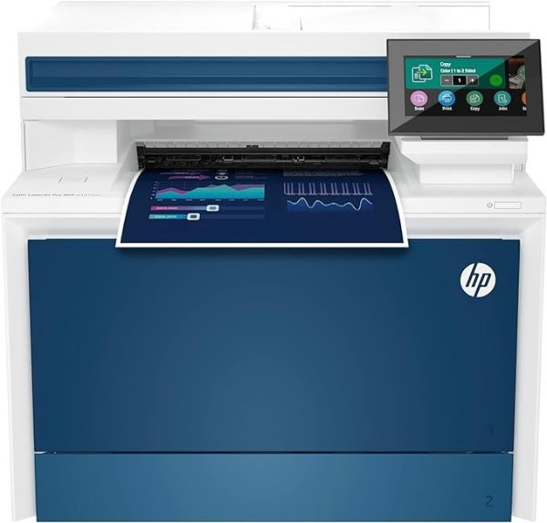 Color LaserJet Pro MFP 4301fdw Wireless Printer, Print, scan, copy, fax