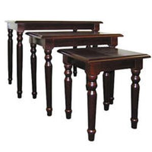 Traditional 3-Piece Nesting Table Set