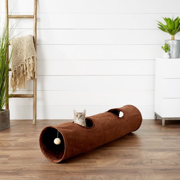 47-in Foldable Crinkle Play Tunnel with 2 Windows - Chewy.com