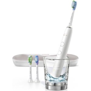 Philips Sonicare DiamondClean Smart 9300 Electric, Rechargeable toothbrush for Complete Oral Care White Edition 9300 Series