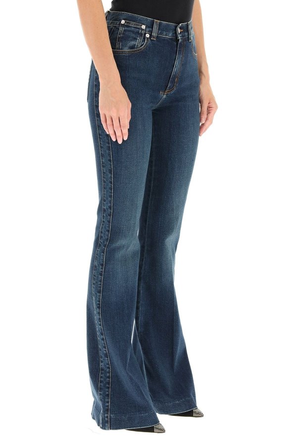 high waist flare jeans