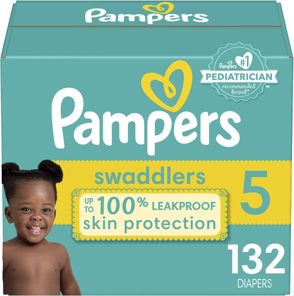 Diapers Size 5, 132 Count