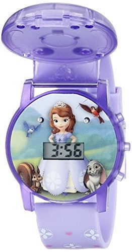 Sofia the First Kids' SOF1561SR Digital Display Analog Quartz Purple Watch