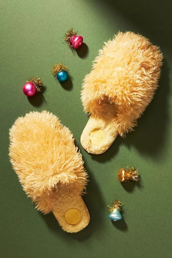 Fuzzy Slide Slippers
