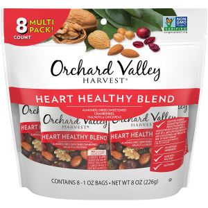 ORCHARD VALLEY HARVEST Heart Healthy Blend, 1 oz (Pack of 8)