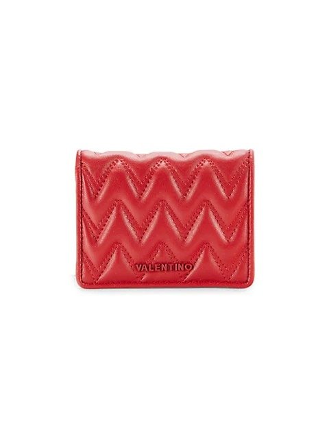 Quilted Leather Bi-Fold Wallet