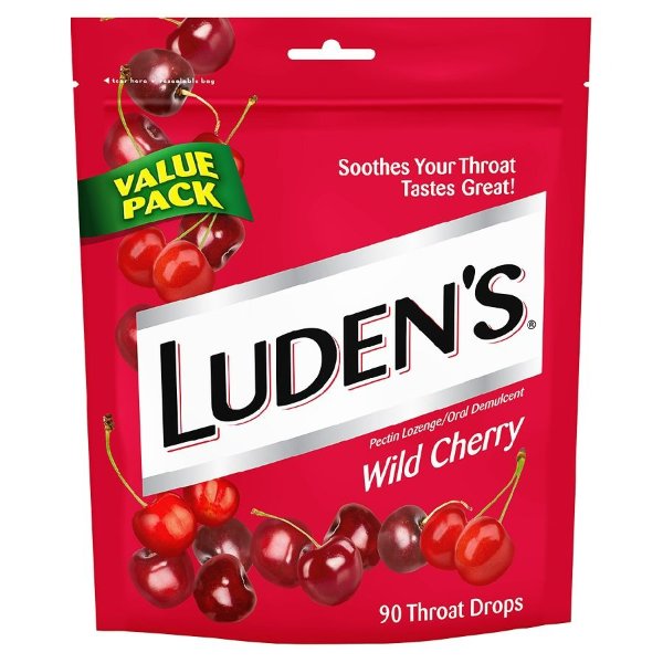 Luden's 樱桃味润喉剂