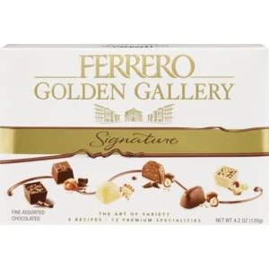 Ferrero Golden Gallery Signature Fine Assorted Chocolates, 4.2 OZ, 12 CT