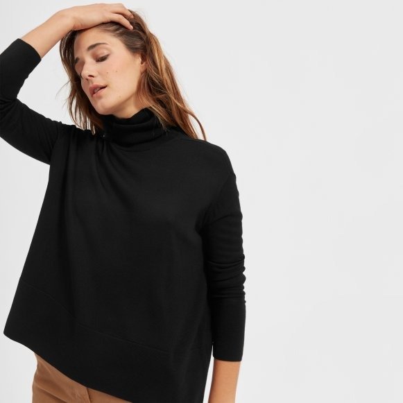 The Luxe Wool Square Turtleneck