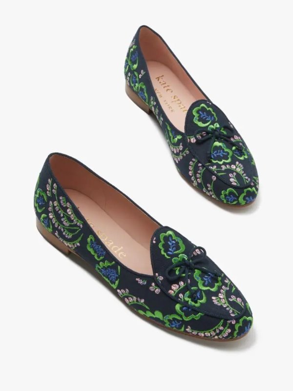 Devi Embroidered Loafers