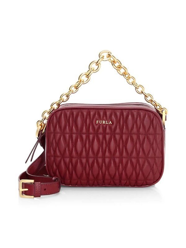 Mini Cometa Quilted Leather Crossbody Bag