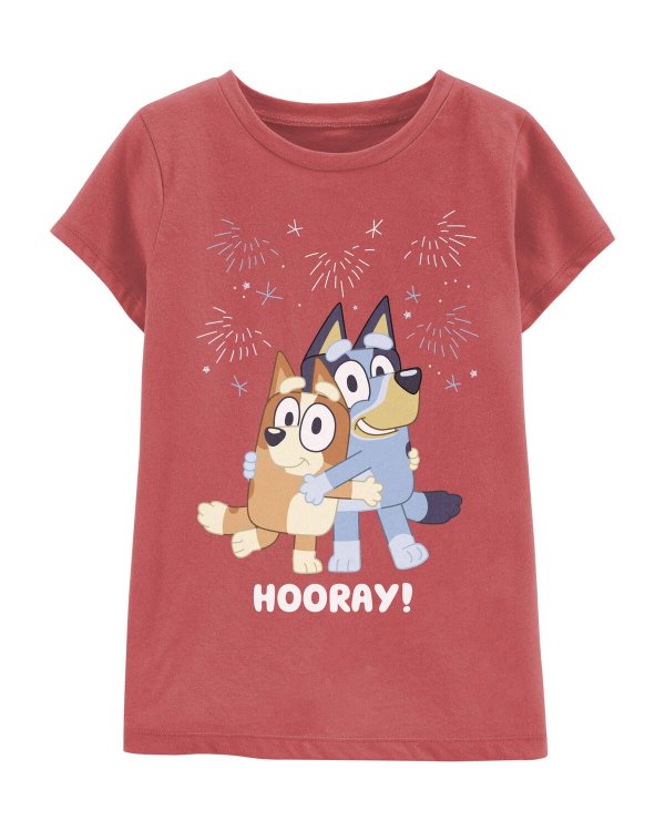 Toddler Bluey 4th Of July Tee