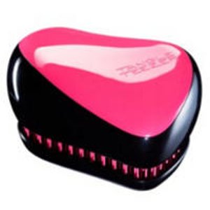 Teezer Compact Styler Hair Brush, Black and Pink