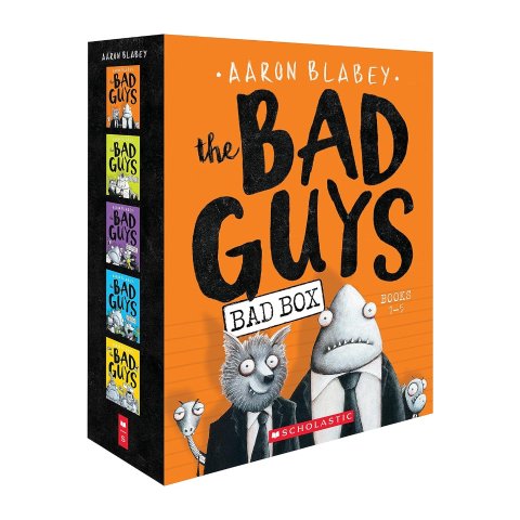 The Bad Guys 初章童书1-5册，适合绘本向章节书过度的阶段