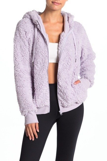 Up & Over Faux Shearling Bomber