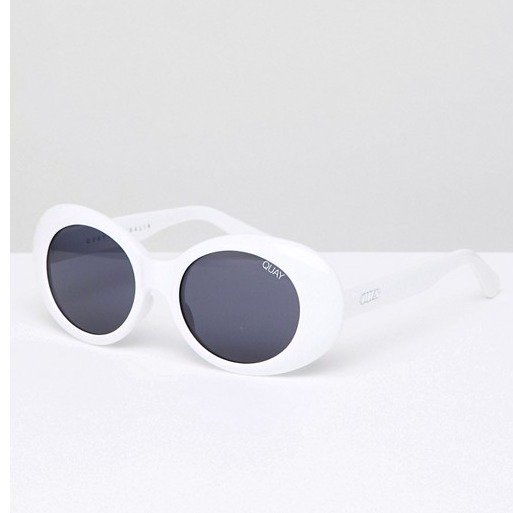Festival Collection Featuring Sofia Richie Frivolous Cat Eye Sunglasses In White at asos.com