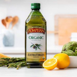 Pompeian Organic Extra Virgin Olive Oil - 48 Ounce