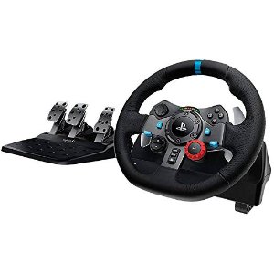 Logitech G29 & G920 Dual-Motor Feedback Driving Force Racing Wheel with Responsive Pedals