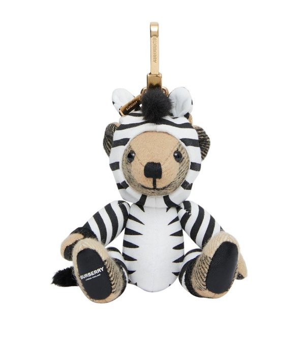 zebra costume Thomas bear charm keyring | Harrods US