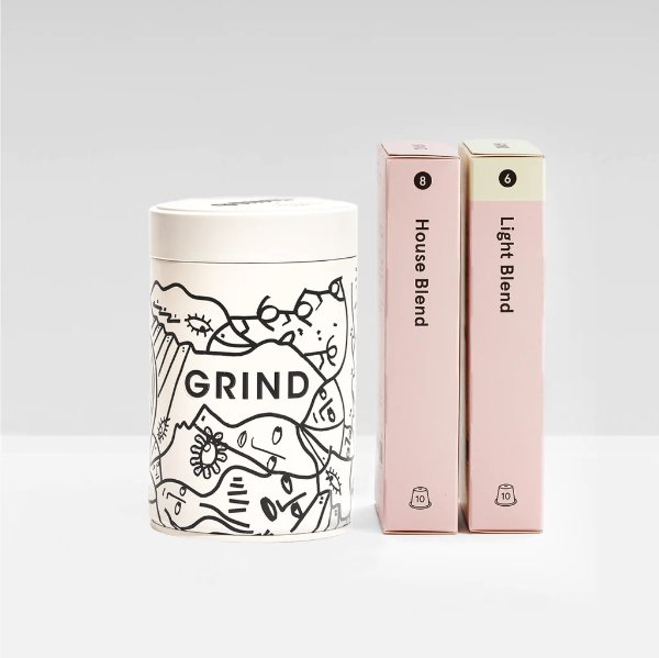 Grind x Shantell Martin联名咖啡胶囊