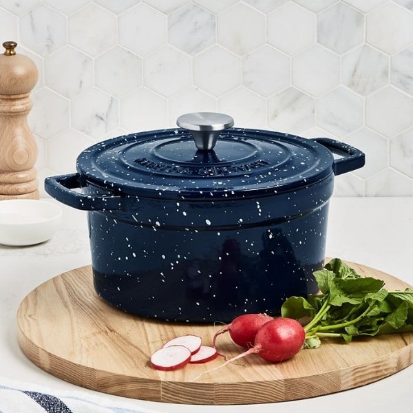 Enameled Cast Iron Speckled 4-Qt. Dutch Oven, Created for Macy's