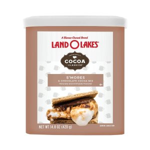 Land O Lakes Cocoa Classics, S'mores & Chocolate Hot Cocoa Mix, 14.8-Ounce Canister