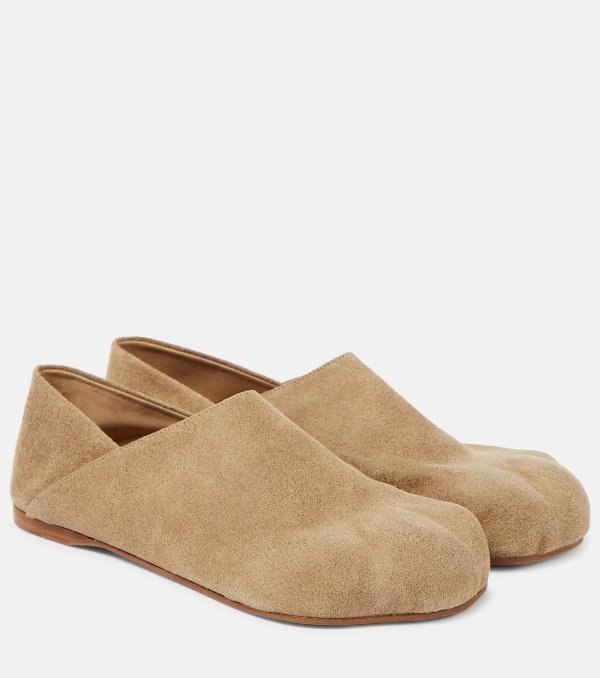 Paw suede loafers