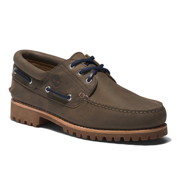 Canteen Brown Authentics Classic Leather Boat Shoe - Men