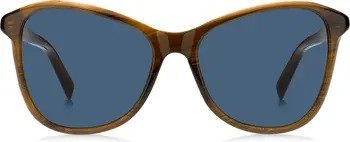 56mm Gradient Cat Eye Sunglasses