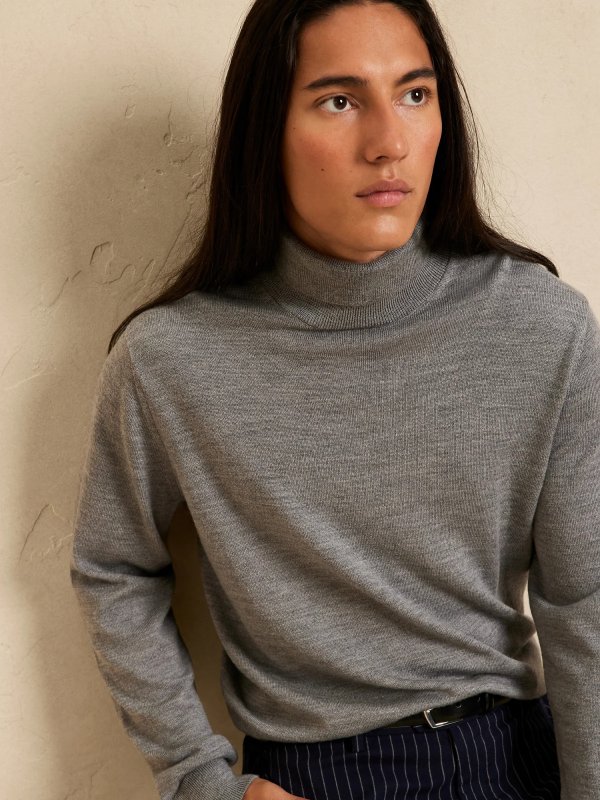 Factory - productMerino Wool Turtleneck Sweater