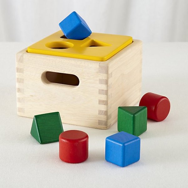 婴儿木质几何形状益智玩具