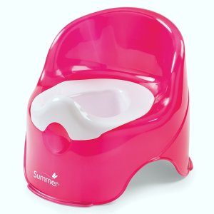 Summer Infant Lil' Loo Potty, Raspberry and White