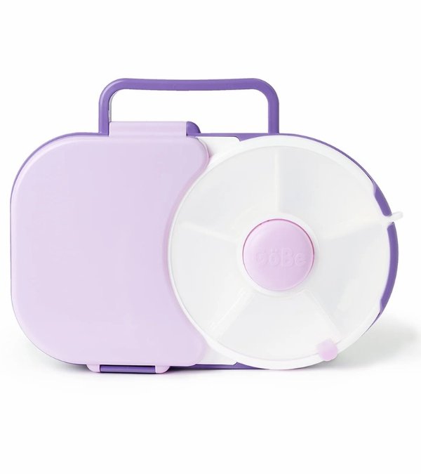 Lunchbox with Snack Spinner - Grape Purple