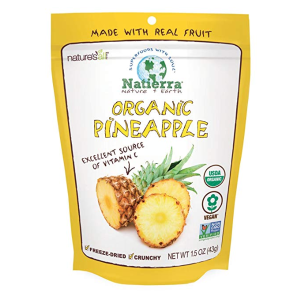 Natierra Nature's All Foods Organic Freeze-Dried Bananas, 2.5 Ounce