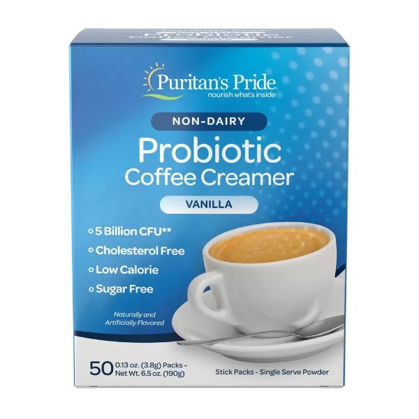 Probiotic Coffee Creamer Non-Dairy Vanilla | Puritan's Pride