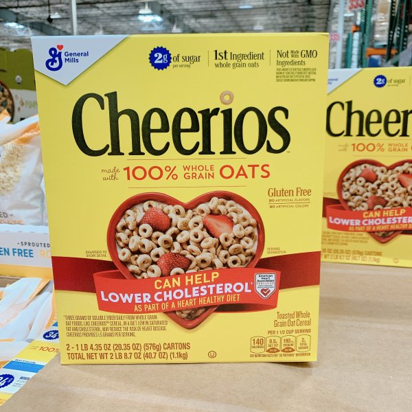 General Mills, Cheerios Cereal, 20.35 oz, 2-Count