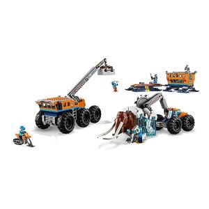 Amazon LEGO City Arctic Mobile Exploration Base 60195 Building Kit, Snowmobile Toy and Rescue Game (786 Pieces)