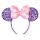 Minnie Mouse Sequined Ear Headband with Bow – Lavender & Pink | shopDisney