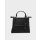 Black Bead Detail Leather Front Flap Bag | CHARLES & KEITH