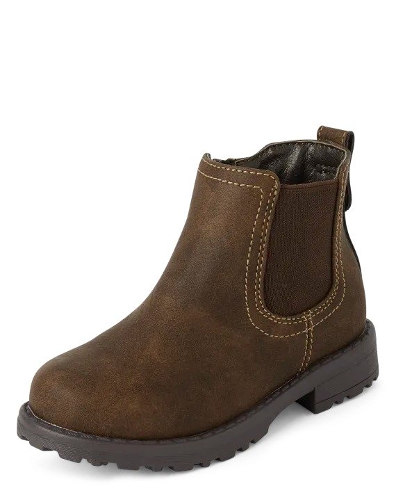 Toddler Boys Chelsea Boots - dk brown