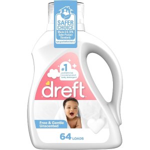 DreftLiquid Laundry Baby Detergent Unscented 92 fl oz 64 loads