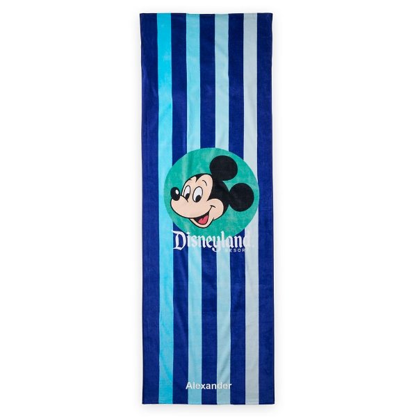 Mickey Mouse Beach Towel – Disneyland – Personalized | shopDisney