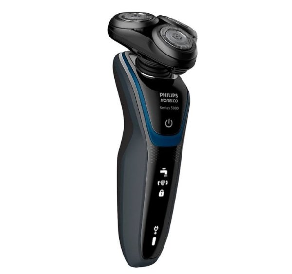 Philips Norelco - 5300 Wet/Dry Electric Shaver - Black/Navy Blue